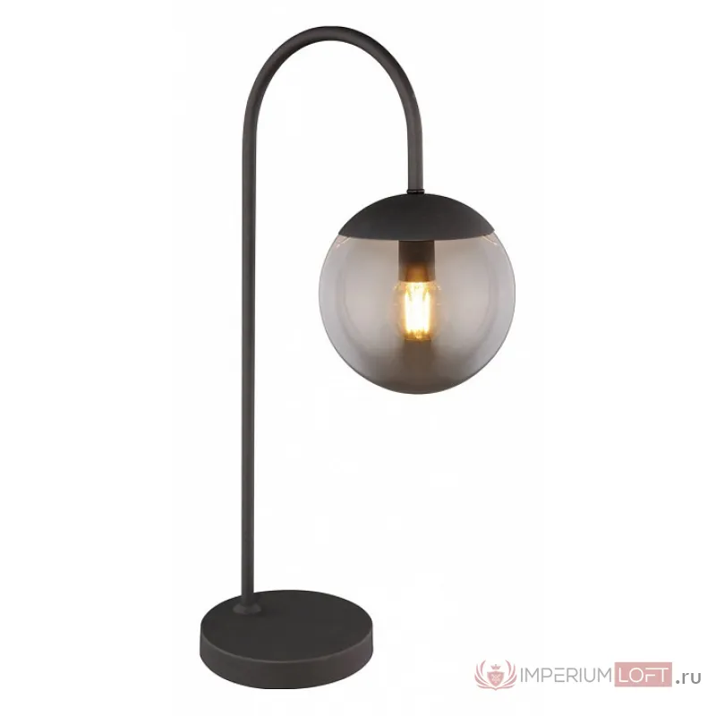 Настольная лампа декоративная Globo Blama 15830T2 Цвет плафонов серый Цвет арматуры черный от ImperiumLoft