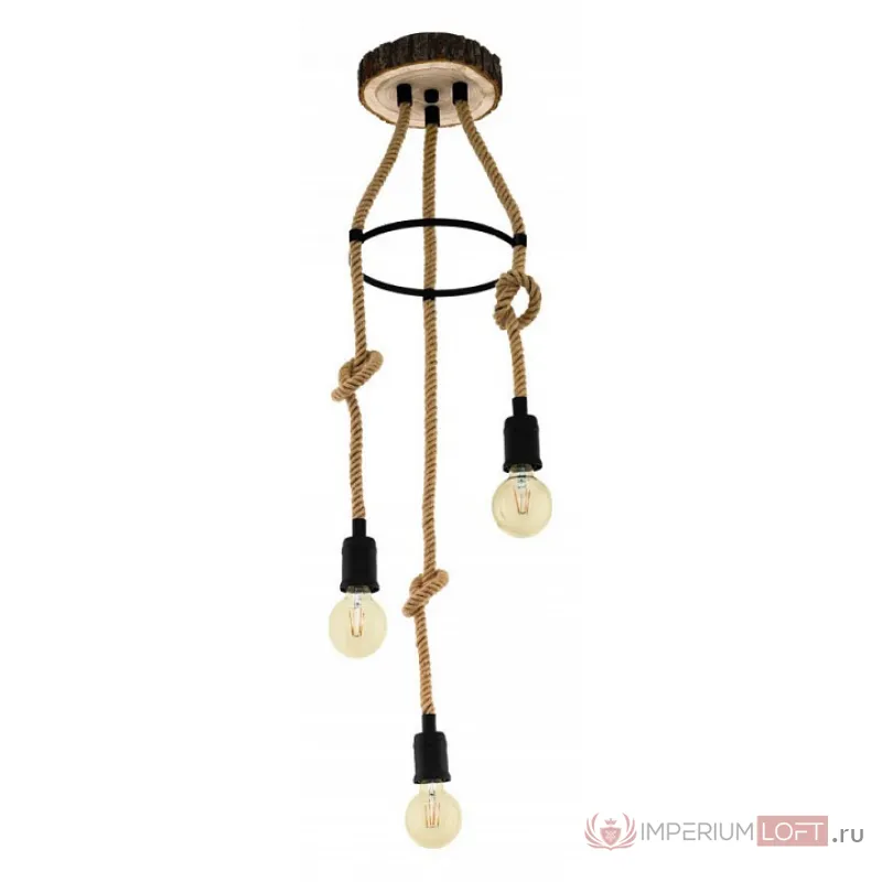 Подвесной светильник Eglo Rampside 43423 Цвет арматуры коричневый от ImperiumLoft