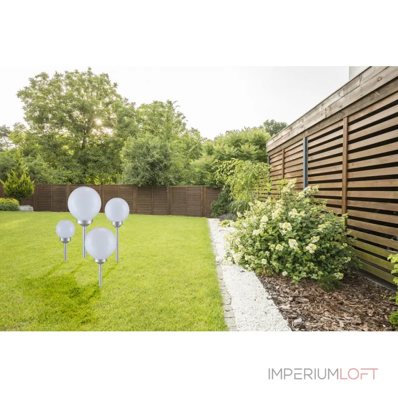 Наземный низкий светильник Globo Solar 3377 Цвет арматуры белый от ImperiumLoft