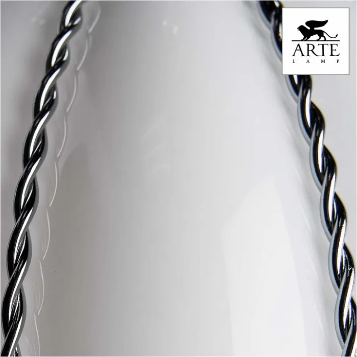 Подвесной светильник Arte Lamp Venezia A2115SP-1WH Цвет арматуры хром Цвет плафонов белый от ImperiumLoft