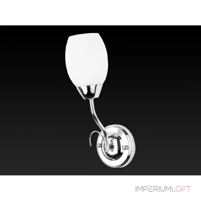 Бра TopLight Malvina TL3500B-01CH Цвет арматуры хром Цвет плафонов белый