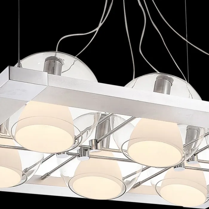 Подвесная люстра Lightstar Palla 803161 Цвет арматуры хром Цвет плафонов прозрачный от ImperiumLoft