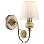 Бра Arte Lamp Intaglio A9583AP-1AB Цвет арматуры бронза Цвет плафонов белый от ImperiumLoft
