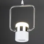 Подвесной светильник Eurosvet Oskar 50165/1 LED хром/белый Цвет арматуры хром Цвет плафонов белый от ImperiumLoft