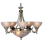Подвесная люстра Omnilux Cesena OML-35023-08 Цвет арматуры бронза от ImperiumLoft