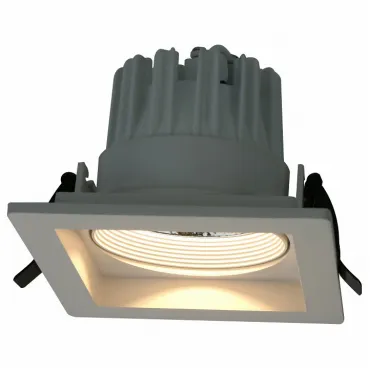 Встраиваемый светильник Arte Lamp Privato A7018PL-1WH Цвет арматуры белый Цвет плафонов прозрачный