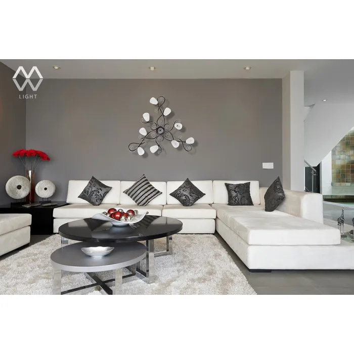 Спот DeMarkt Аида 7 323013209 Цвет плафонов белый Цвет арматуры серебро от ImperiumLoft