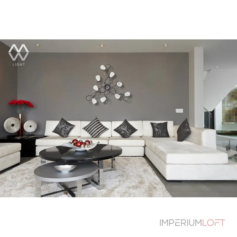 Спот DeMarkt Аида 7 323013209 Цвет плафонов белый Цвет арматуры серебро от ImperiumLoft Спот DeMarkt Аида 7 323013209 Цвет плафонов белый Цвет арматуры серебро от ImperiumLoft