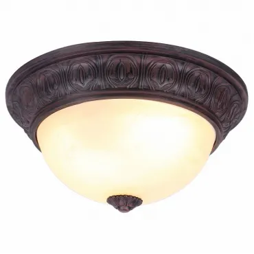 Накладной светильник Arte Lamp Piatti A8007PL-2CK Цвет арматуры коричневый Цвет плафонов белый