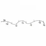 Комплект трековый Arte Lamp Rails A3056 A3056PL-6SI Цвет арматуры серебро Цвет плафонов серебро