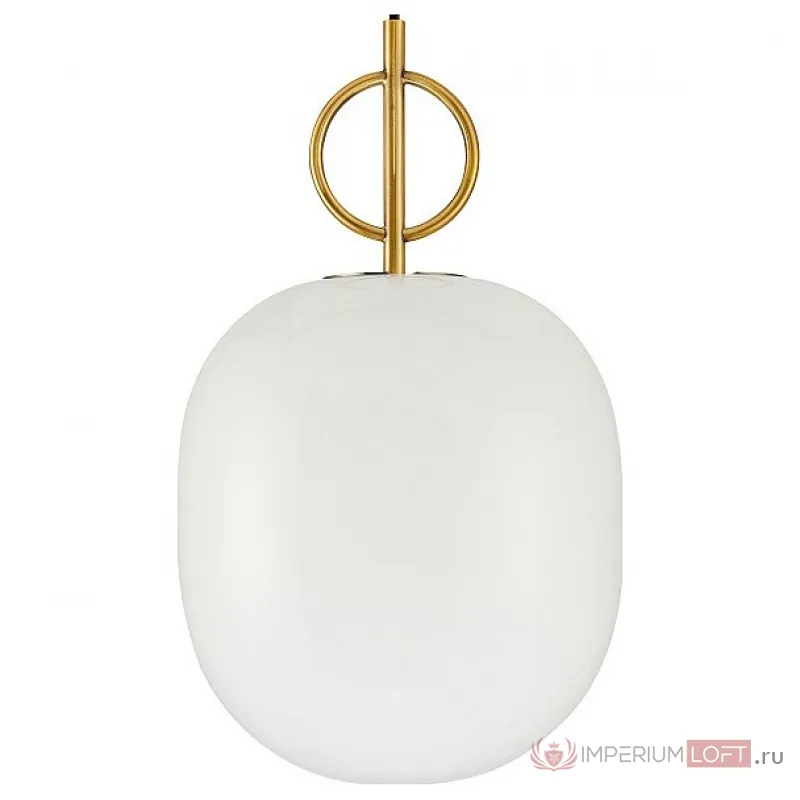 Подвесной светильник Favourite Sincera 2655-1P цвет арматуры латунь цвет плафонов белый от ImperiumLoft