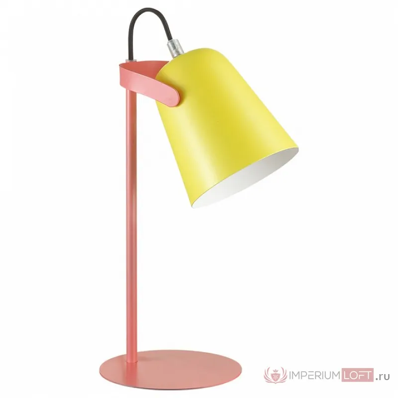 Настольная лампа офисная Lumion Kenny 3653/1T Цвет арматуры оранжевый Цвет плафонов желтый от ImperiumLoft