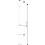 Подвесной светильник Eurosvet Viero 50096/1 черный/золото от ImperiumLoft