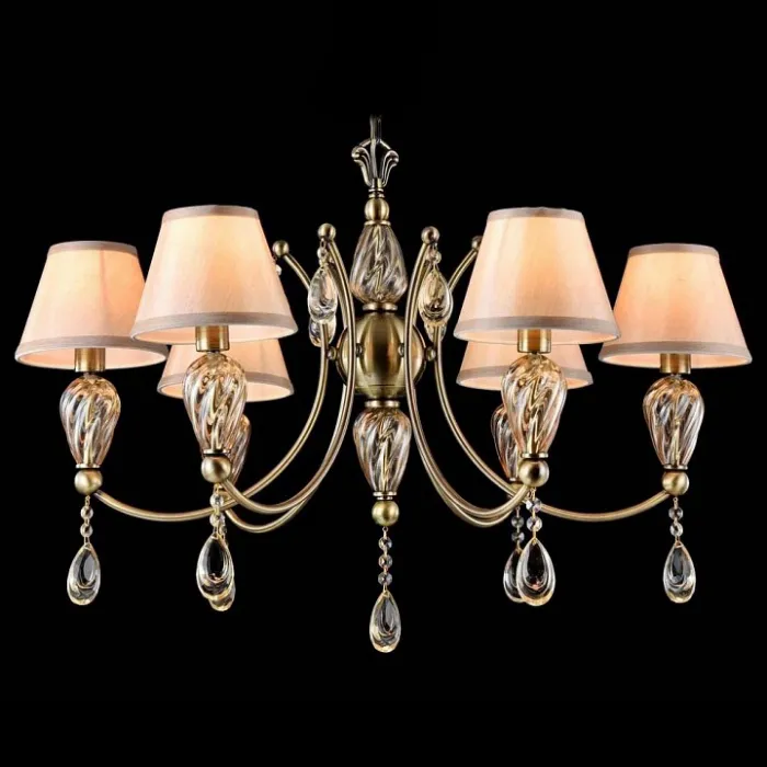 Подвесная люстра Maytoni Murano RC855-PL-06-R Цвет арматуры бронза Цвет плафонов кремовый от ImperiumLoft