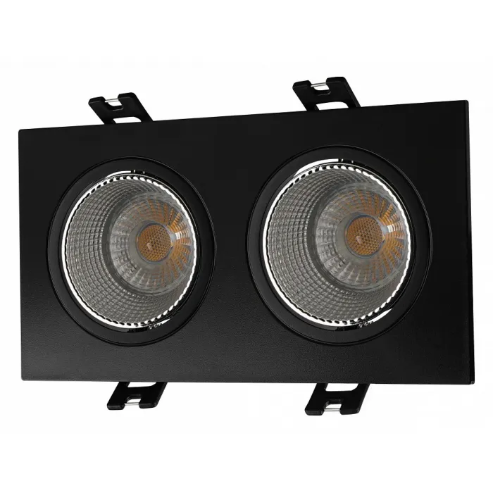 Встраиваемый светильник Denkirs DK3022 DK3072-BK+CH Цвет арматуры хром от ImperiumLoft