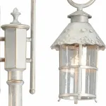 Фонарный столб Arte Lamp Prague A1467PA-2WG Цвет арматуры золото Цвет плафонов прозрачный