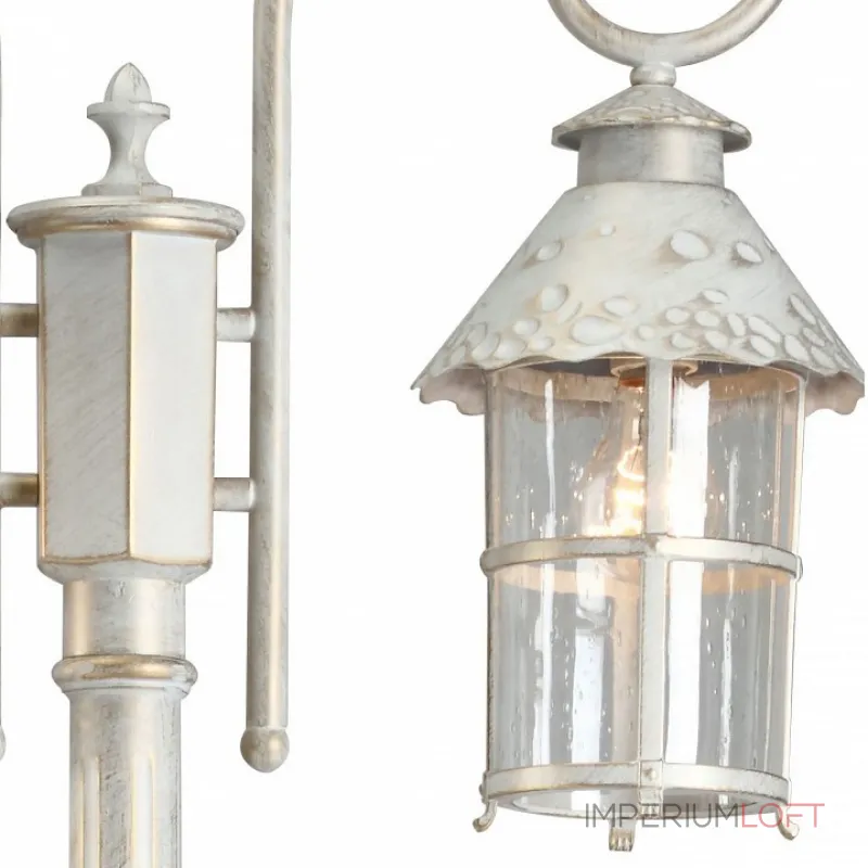 Фонарный столб Arte Lamp Prague A1467PA-2WG Цвет арматуры золото Цвет плафонов прозрачный