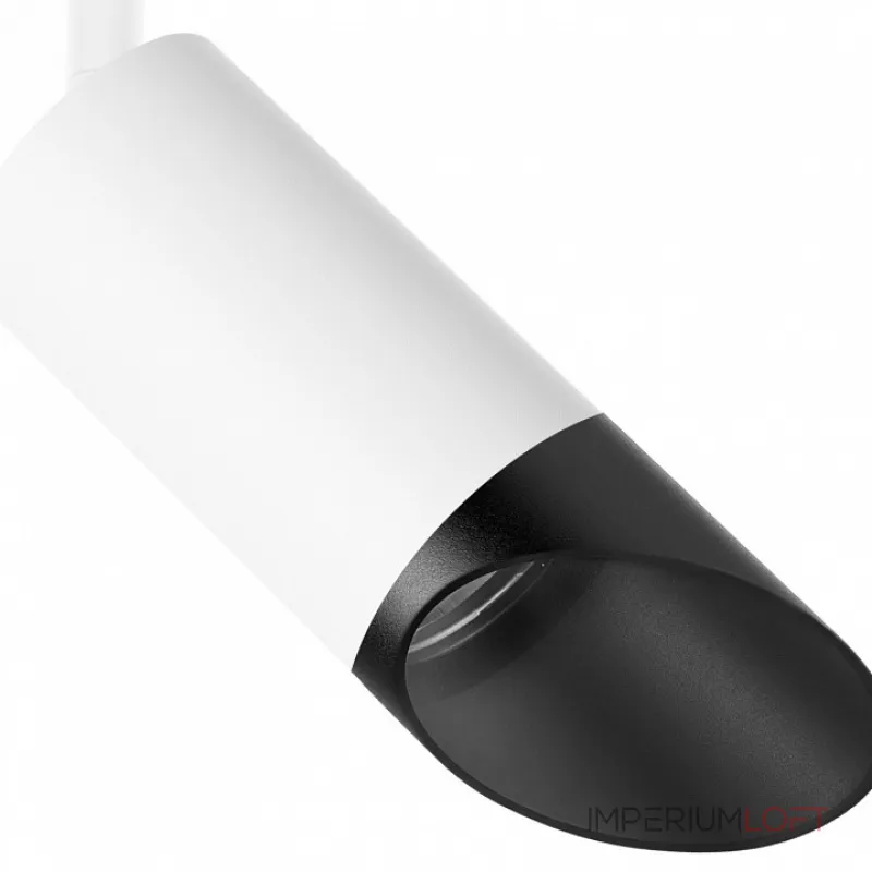 Светильник на штанге Lightstar Rullo R1T43637 Цвет плафонов черно-белый