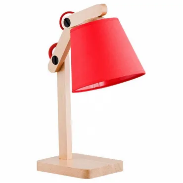 Настольная лампа декоративная Alfa Joga Red 22248 Цвет арматуры черный Цвет плафонов красный