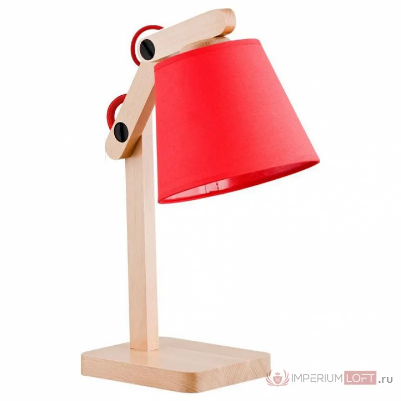 Настольная лампа декоративная Alfa Joga Red 22248 Цвет арматуры черный Цвет плафонов красный от ImperiumLoft