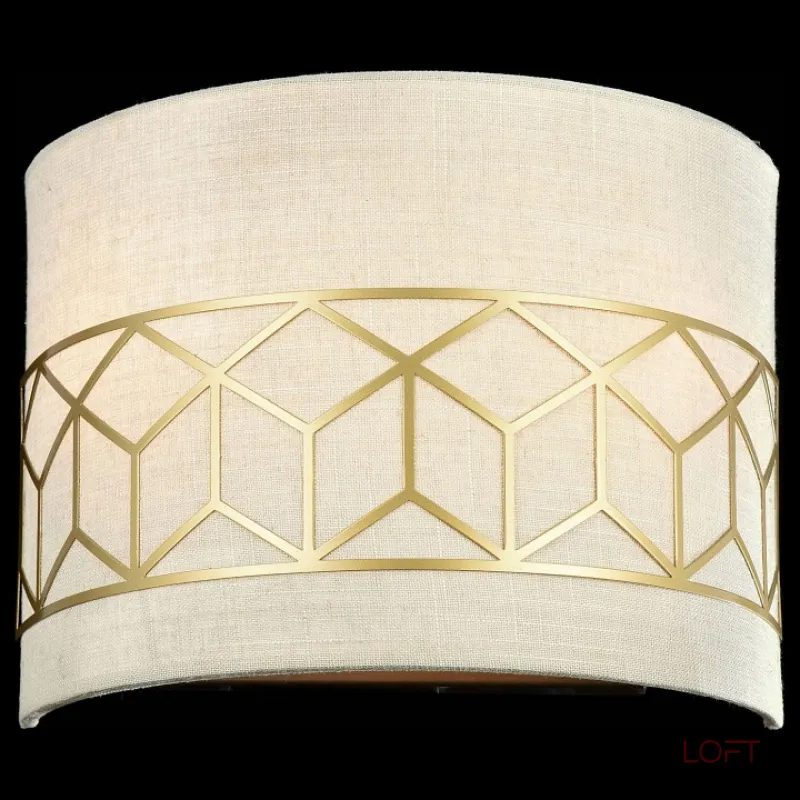 Накладной светильник Maytoni Messina H223-WL-02-G Цвет арматуры золото Цвет плафонов кремовый от ImperiumLoft Накладной светильник Maytoni Messina H223-WL-02-G Цвет арматуры золото Цвет плафонов кремовый от ImperiumLoft