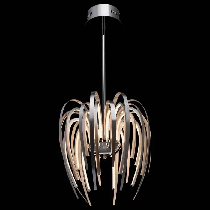 Люстра на штанге MW-Light Аурих 496014616 Цвет арматуры хром Цвет плафонов хром от ImperiumLoft