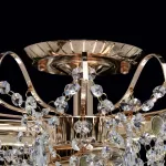 Люстра на штанге DeMarkt Бриз 464017406 Цвет арматуры золото Цвет плафонов прозрачный от ImperiumLoft