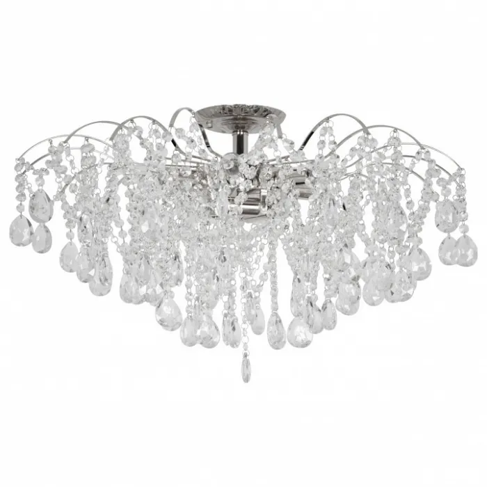 Люстра на штанге MW-Light Бриз 464018609 Цвет арматуры хром Цвет плафонов прозрачный от ImperiumLoft