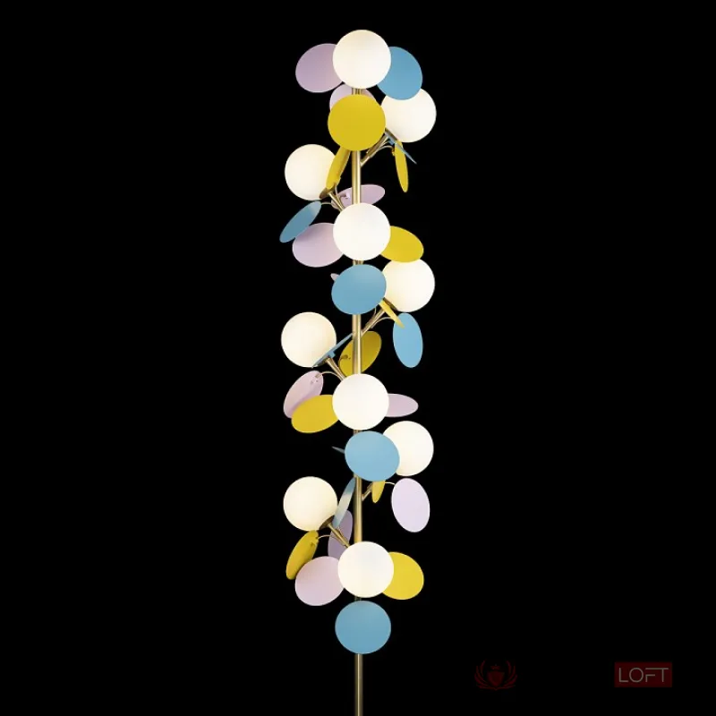 Торшер Loft it Matisse 10008F mult Цвет арматуры золото Цвет плафонов разноцветный от ImperiumLoft