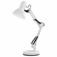 Настольная лампа офисная Globo Famous 24881 Цвет плафонов белый Цвет арматуры белый