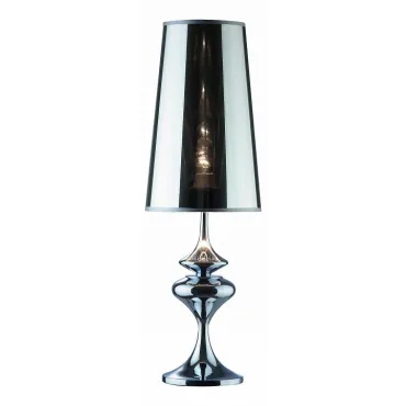 Настольная лампа декоративная Ideal Lux Alfiere ALFIERE TL1 BIG Цвет арматуры хром Цвет плафонов хром