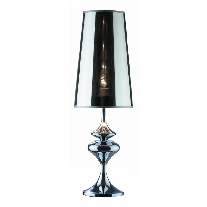 Настольная лампа декоративная Ideal Lux Alfiere ALFIERE TL1 BIG Цвет арматуры хром Цвет плафонов хром от ImperiumLoft
