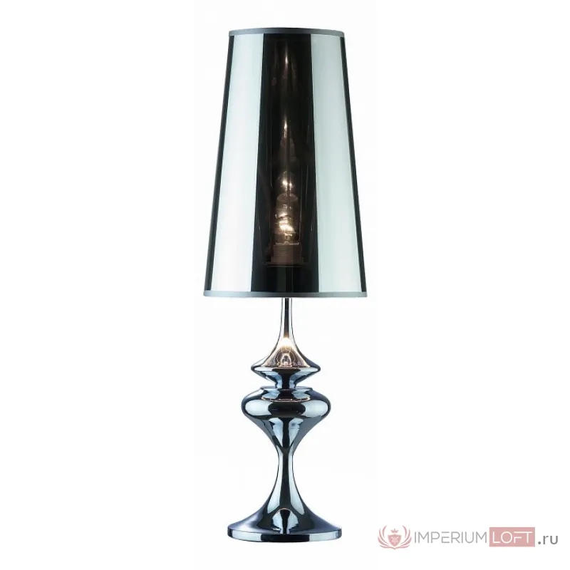 Настольная лампа декоративная Ideal Lux Alfiere ALFIERE TL1 BIG Цвет арматуры хром Цвет плафонов хром от ImperiumLoft
