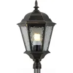 Фонарный столб Arte Lamp Genova A1207PA-1BN Цвет арматуры золото Цвет плафонов прозрачный от ImperiumLoft