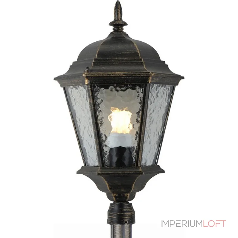 Фонарный столб Arte Lamp Genova A1207PA-1BN Цвет арматуры золото Цвет плафонов прозрачный