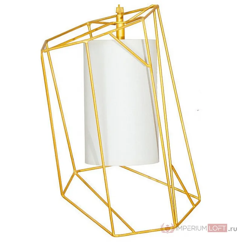 Подвесной светильник TopDecor Cage One Cage One S1 16 01g Цвет плафонов белый Цвет арматуры желтый от ImperiumLoft