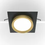 Встраиваемый светильник Maytoni Hoop DL086-GX53-SQ-BG
