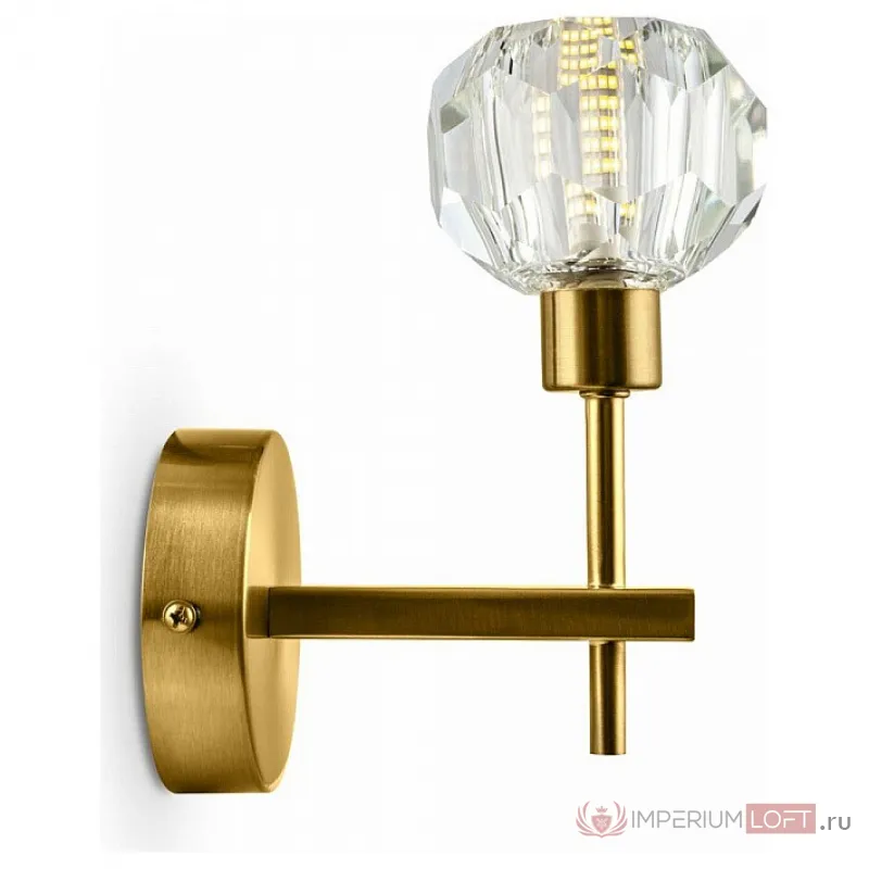 Бра Freya Grace FR5114WL-01BZ Цвет плафонов прозрачный Цвет арматуры бронза от ImperiumLoft