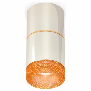 Накладной светильник Ambrella Techno 225 XS7405062 Цвет арматуры серебро Цвет плафонов оранжевый от ImperiumLoft