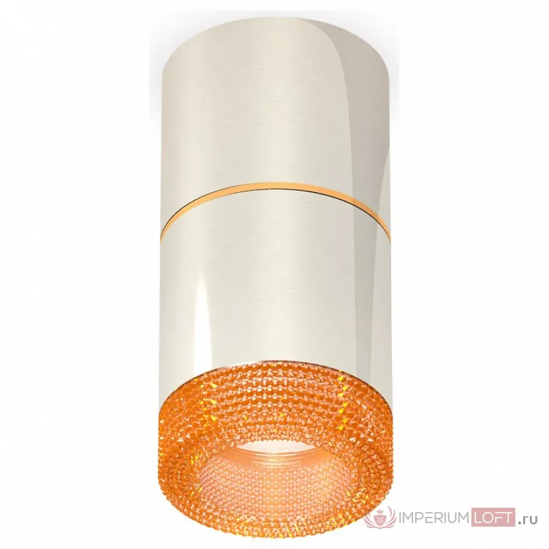 Накладной светильник Ambrella Techno 225 XS7405062 Цвет арматуры серебро Цвет плафонов оранжевый от ImperiumLoft