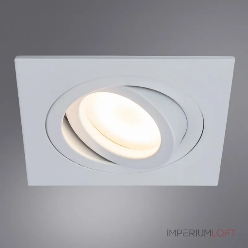 Встраиваемый светильник Arte Lamp Tarf A2168PL-1WH Цвет арматуры Белый Встраиваемый светильник Arte Lamp Tarf A2168PL-1WH Цвет арматуры Белый