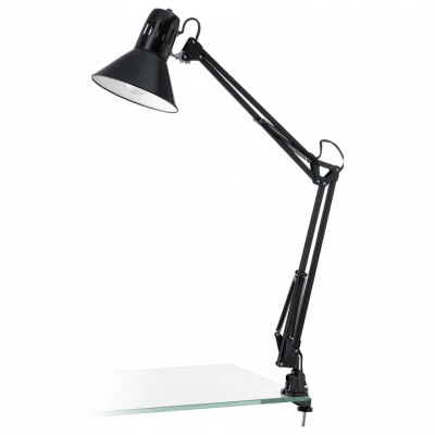 Настольная лампа офисная Eglo ПРОМО Firmo 90873 Цвет арматуры черный Цвет плафонов черный