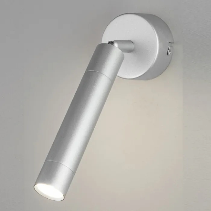 Спот Eurosvet Strong 20084/1 LED серебро Цвет арматуры серебро Цвет плафонов серебро от ImperiumLoft