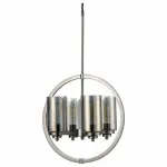 Подвесная люстра Vele Luce Chiedo 742 VL4075P04 Цвет арматуры серебро Цвет плафонов серый от ImperiumLoft