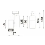 Светильник на штанге Donolux DL1862 DL18625/01 Track B от ImperiumLoft