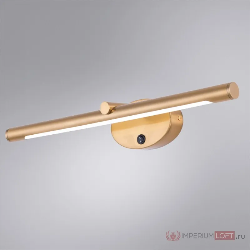 Подсветка для зеркала Arte Lamp Ronnie A8025AP-1PB Цвет арматуры Коричневый Цвет плафонов Коричневый от ImperiumLoft