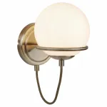 Бра Arte Lamp Bergamo A2990AP-1AB Цвет арматуры бронза Цвет плафонов белый
