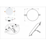 Встраиваемый светильник Arte Lamp Prior A7981PL-1WH Цвет плафонов белый Цвет арматуры белый от ImperiumLoft