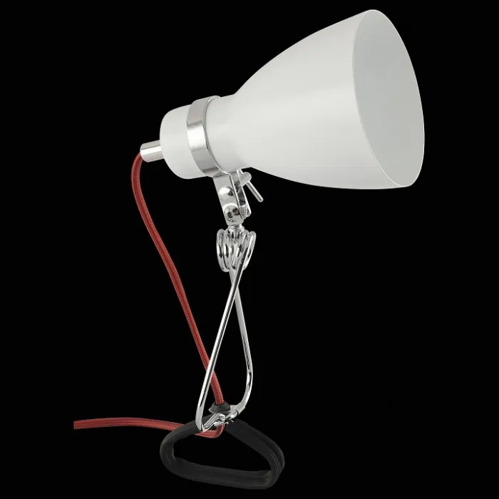 Настольная лампа декоративная Arte Lamp Dorm A1409LT-1WH Цвет арматуры хром Цвет плафонов белый от ImperiumLoft
