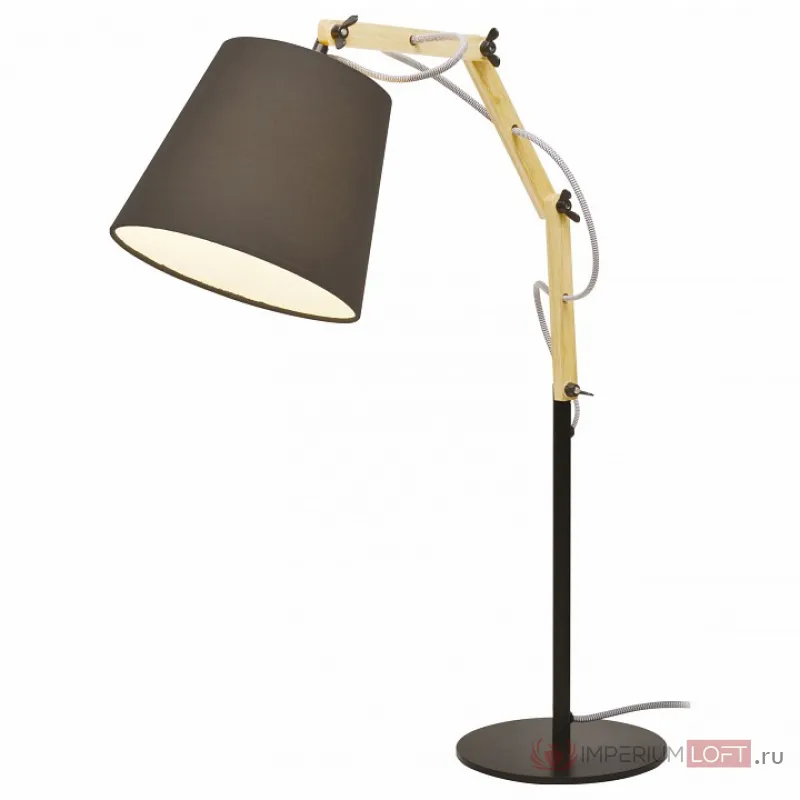 Настольная лампа декоративная Arte Lamp Pinocchio A5700LT-1BK Цвет арматуры коричневый Цвет плафонов черный от ImperiumLoft